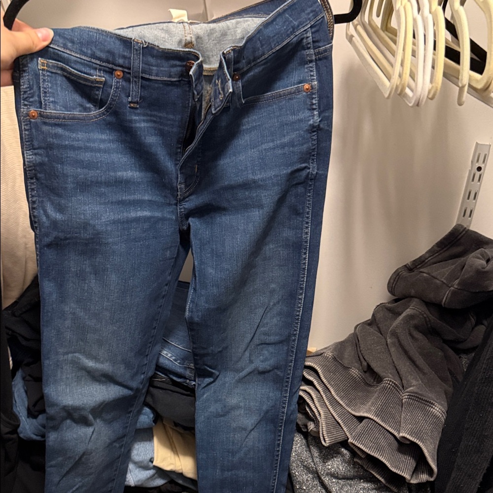 Madewell Women's Skinny Jeans in Deep Blue